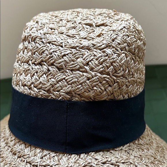San Diego Hat Company Tan and Black Straw Hat - Picture 2 of 12